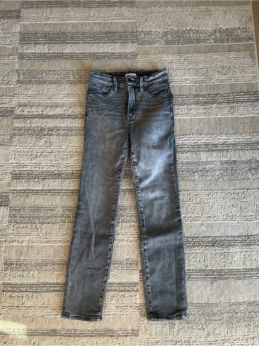 Good American Grey High-Rise Skinny Jeans